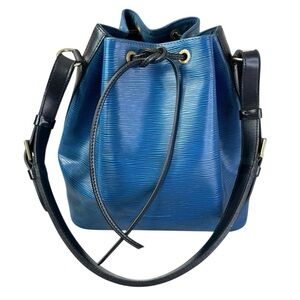 💙Vtg 90s LV Epi Leather Petit Noé Bucket Bag
